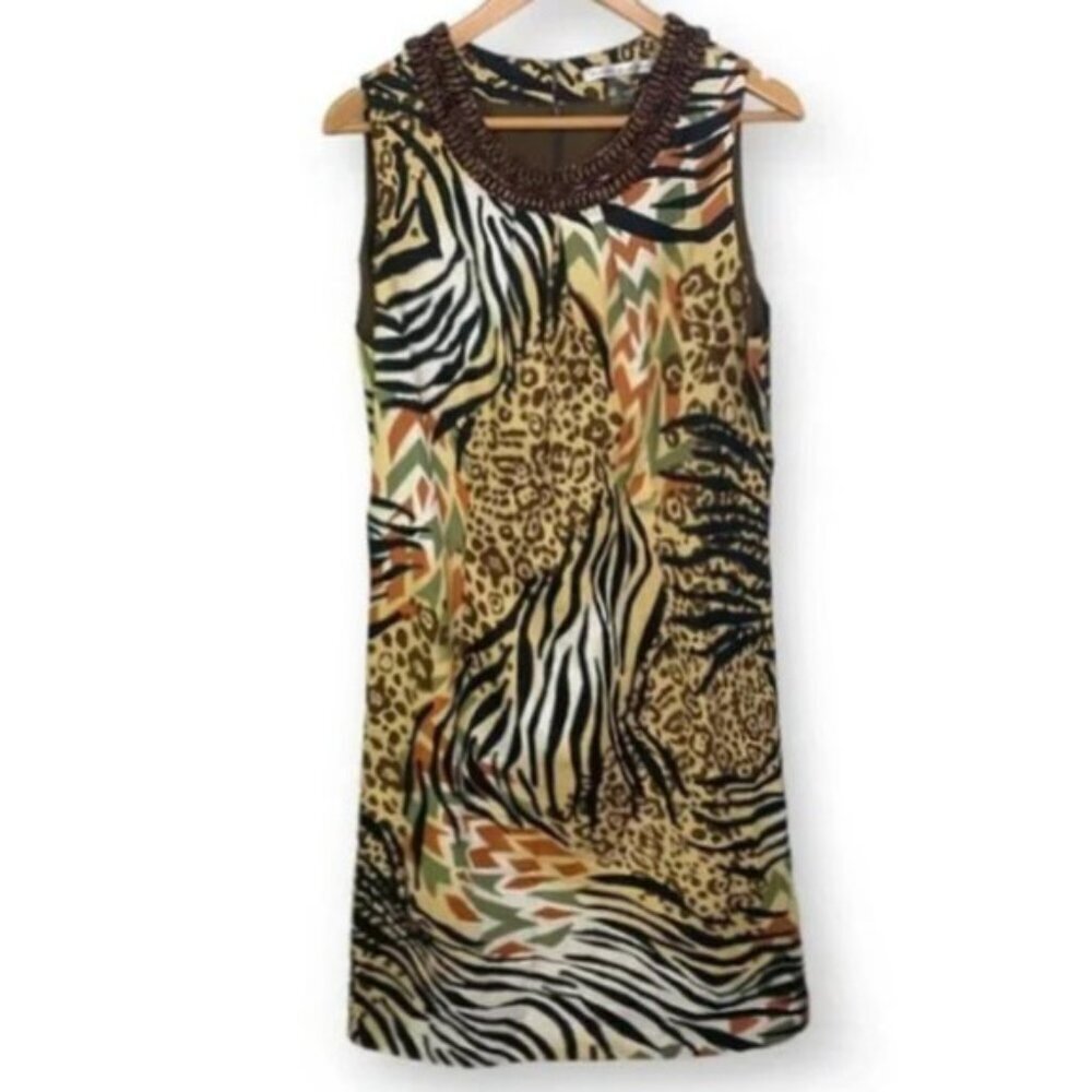 Peter Nygard Linen Shift Dress - Picture 2 of 8